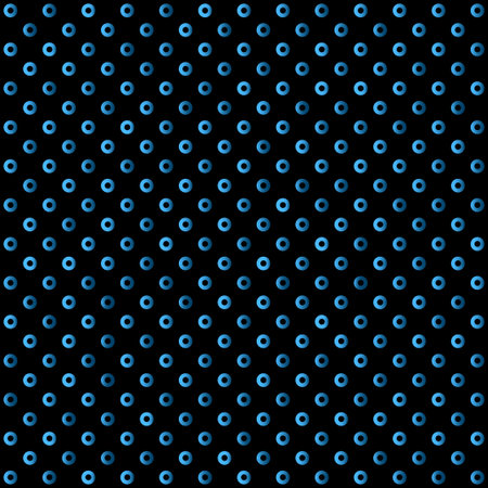 Blue sequins, glitters, sparkles, paillettes, mosaic background template. Abstract luxury halftone vector creative backdrop. Glitter rounds gradient trendy. Vibrant blue shiny dots glitter texture.のイラスト素材