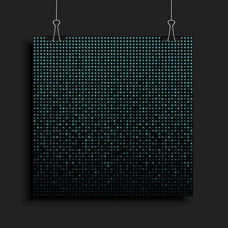 Green sequins, glitters, sparkles, paillettes, mosaic background template. Abstract luxury halftone vector creative backdrop. Green rounds with gradient trendy. Vibrant shiny dots glitter textureのイラスト素材