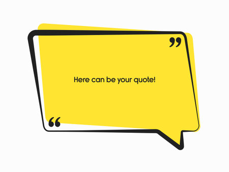 Speech bubble. Space for quote text, frame messageのイラスト素材