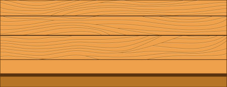 Wooden Table Top With Texture. Flat and Simple Style.のイラスト素材