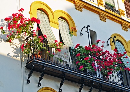 Beautiful Spanish Balconyの写真素材