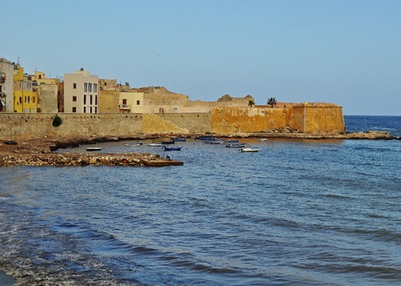 Trapani - Sicily - Centro Storicoの写真素材