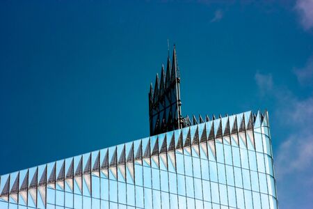 the top of a building workのeditorial素材