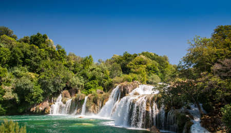 KRKA waterfalls, Croatiaの写真素材