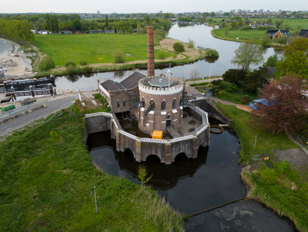 Antique pumping station in Cruquius, Haarlem