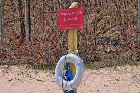 A Life Saver, Emergency Use Onlyの写真素材