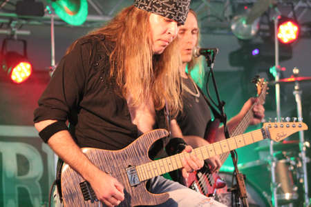 Cherry Pie In Concert  Music Off Main Street in West Bend Wisconsin 2014のeditorial素材