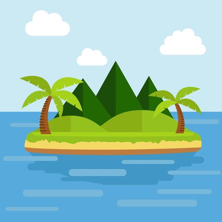 Vector Nature Landscape Illustrationのイラスト素材
