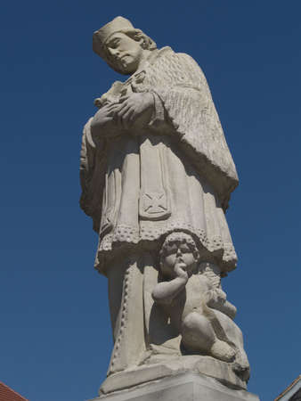 sculpture (saint John Nepomucen)の写真素材