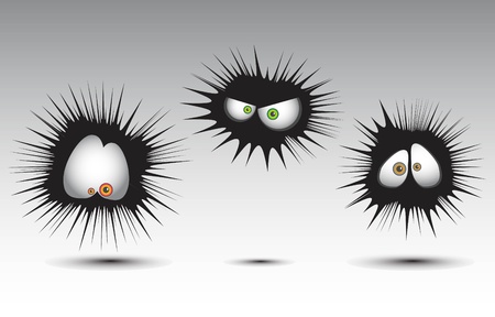 funny monstersのイラスト素材