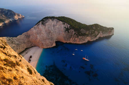 Zakynthos Shipwreckの写真素材