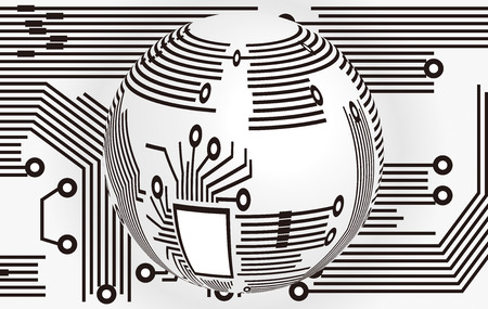 Illustration of abstract background.のイラスト素材
