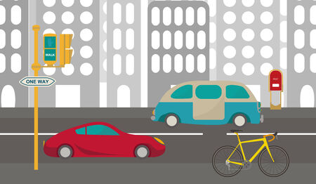 It is a collection of illustrations of the car.のイラスト素材