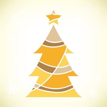 It is an illustration of the Christmas tree.のイラスト素材