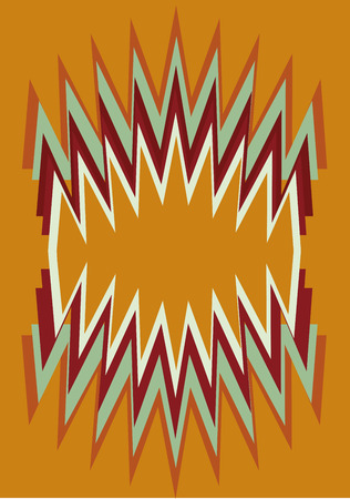 It is an abstract background illustration in retro.のイラスト素材