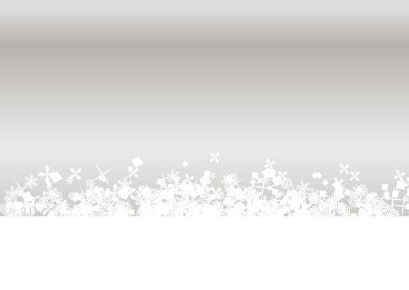 This is an illustration of snow crystals.のイラスト素材