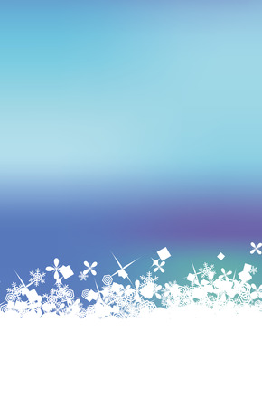 This is an illustration of snow crystals.のイラスト素材
