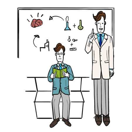 It is an illustration of the technology business.のイラスト素材