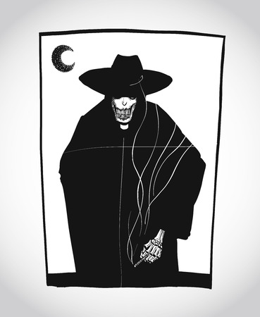 It is an illustration of the Devil.のイラスト素材