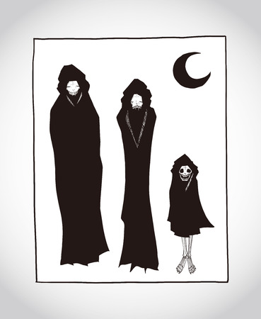 It is an illustration of the Devil.のイラスト素材