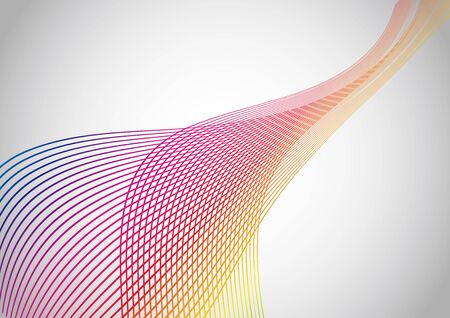 Colorful illustration of a Vector illustration of abstract technology.のイラスト素材
