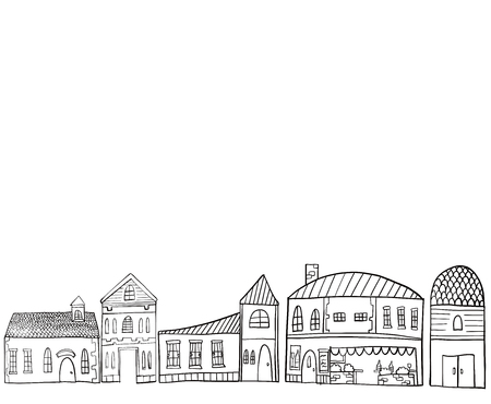 It is an illustration of the cityscape.のイラスト素材