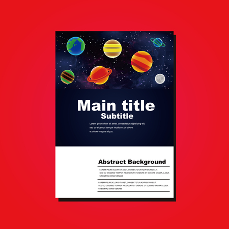 It is a template of vector material that can be used in business.B4 size 257 mm × 364 mmのイラスト素材