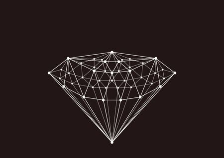 Abstract background of technology. It is a vector.Digital futuristic minimalism.のイラスト素材