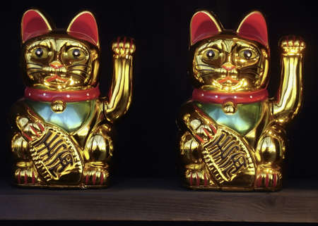 Ornamental Chinese catsの写真素材