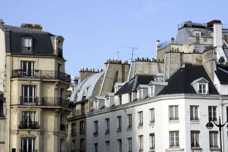 Elegant homes in Paris' Passy neighborhoodの写真素材