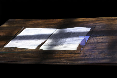 Paris France - the hand written manuscript