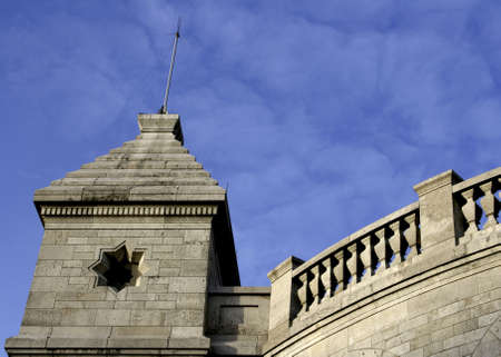 Paris France and beautiful architectural formの写真素材