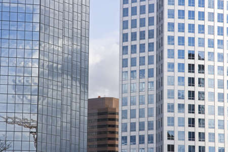 Modern urban downtown areaの写真素材