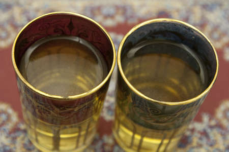 Moroccan tea a traditionの写真素材