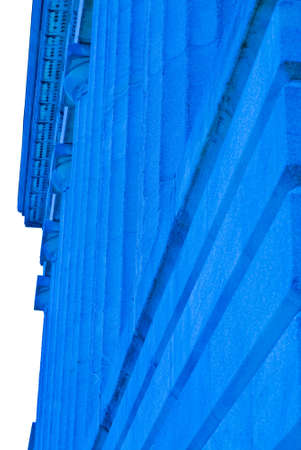 Blue stone buildingの写真素材