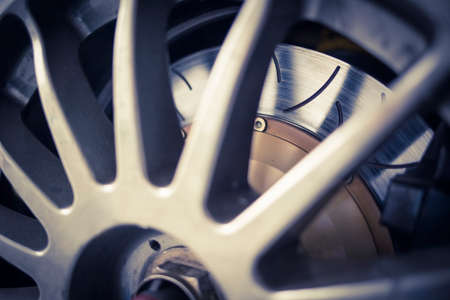 Super sport car alloy wheel disc brake
