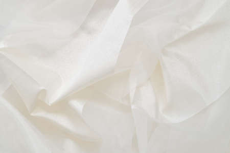 White silk backgroundの写真素材