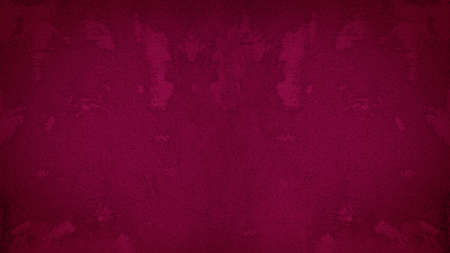 Abstract grunge pink magenta pink colored painted damaged peeled off weathered concrete plaster...