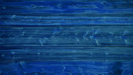 Abstract grunge old dark blue painted wooden texture - wood background