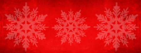 Festive winter / Christmas background banner panorama template greeting card - White ice crystals...