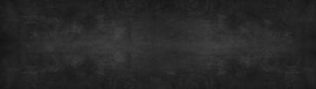 Black anthracite dark gray grey grunge stone concrete cement blackboard chalkboard wall floor texture background banner panorama,の写真素材