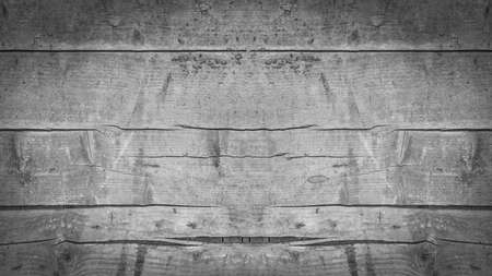 Old black gray gray rustic weathered dark grunge wooden timber table wall floor board texture - wood background banner top viewの写真素材