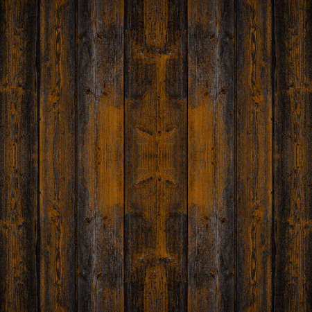 Old brown rustic weathred dark grunge wooden timber table wall floor board texture - wood background...