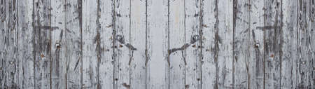 old white gray grey painted exfoliate rustic bright light wooden texture - wood background banner panorama shabbyの写真素材