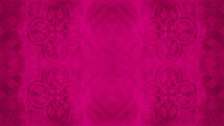 Old pink magenta abstract vintage shabby patchwork motif tiles stone concrete cement wall texture...
