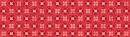 Seamless red vintage retro grunge cement stone concrete tile wallpaper texture background wide...