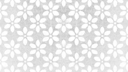 White gray gray vintage shabby tiles flower blossom motif print Background texture