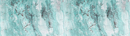 Turquoise white abstract marble granite natural stone texture background banner panoramaの写真素材
