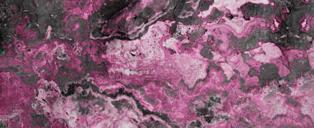 Pink gray gray abstract marble granite natural stone texture background banner panoramaの写真素材