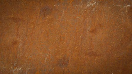 Grunge rusty orange brown metal corten steel stone background